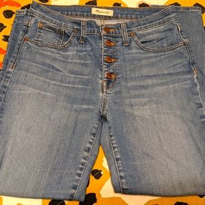 Madewell High Rise Skinny Crop Jeans